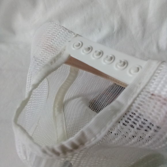 Vintage Jack Daniels Country Club Cap 19th Hole White & Black Mesh Snap Back Hat - Picture 10 of 13